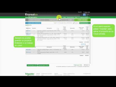 Diseño de cuadros eléctricos con Ecoreal QQ 630A : Abrir y Guardar Proyecto en Cloud