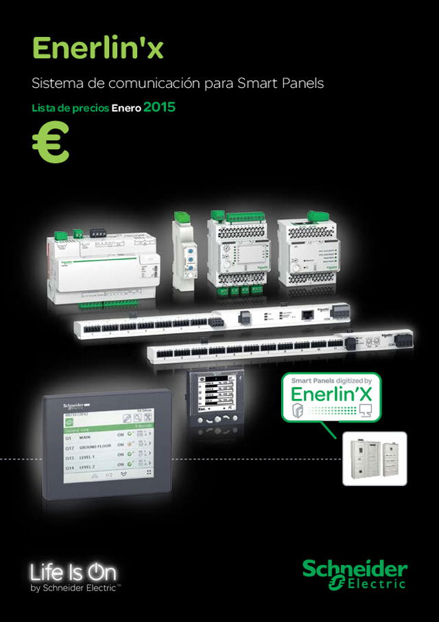 Catálogo tarifa 2015: Sistemas de comunicación para Smart Panels: EnerlinX