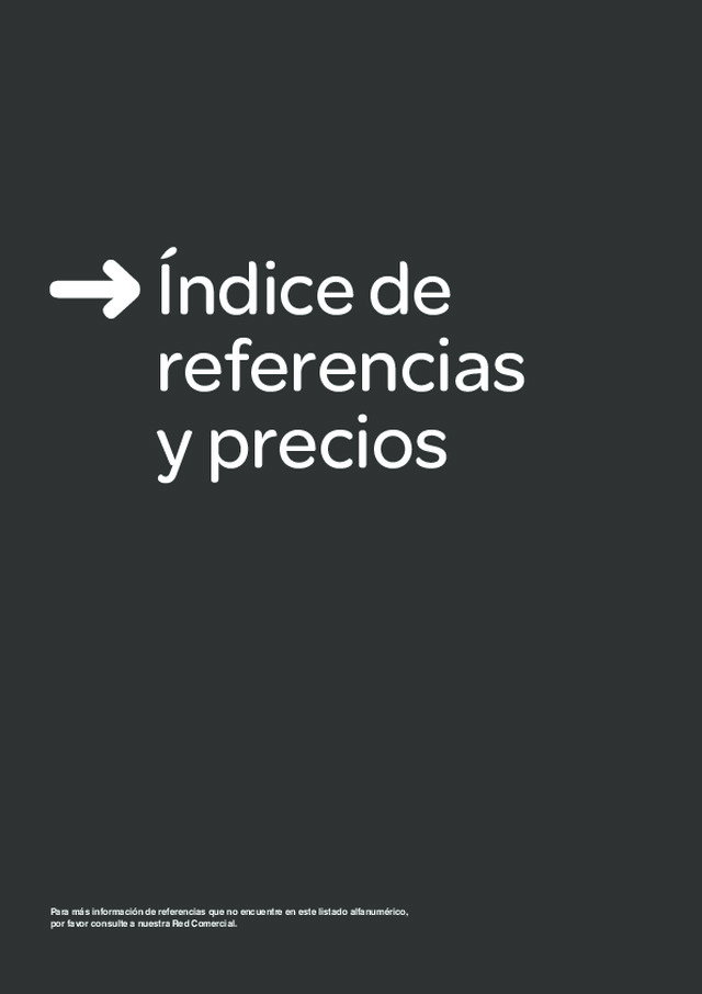 Tarifas 2015 Automatización y Control: índice de referencias y precios