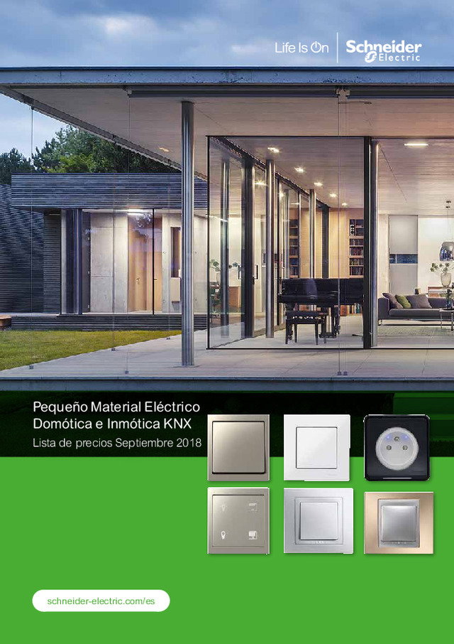 Pequeño material eléctrico - Domótica e Inmótica KNX  Schneider Electric