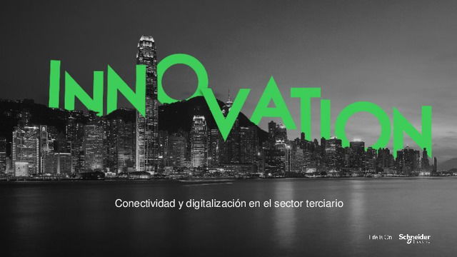 Presentación webinar - Conectividad y digitalización en el sector terciario.