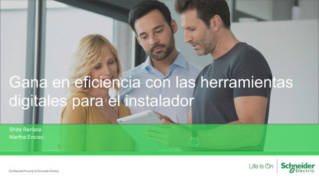 Presentación webinar completo - Gana en eficiencia con las herramientas digitales para el instalador
