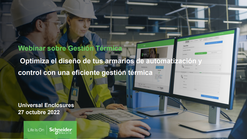 Optimiza el diseño de tus armarios de automatización y control con una eficiente gestión térmica