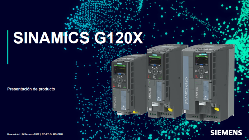 Variador Sinamics G120X específico para el Sector de Agua y HVAC
