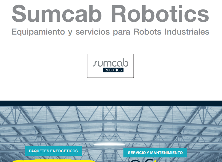 SUMCAB Robotics presenta su nuevo catálogo 2021