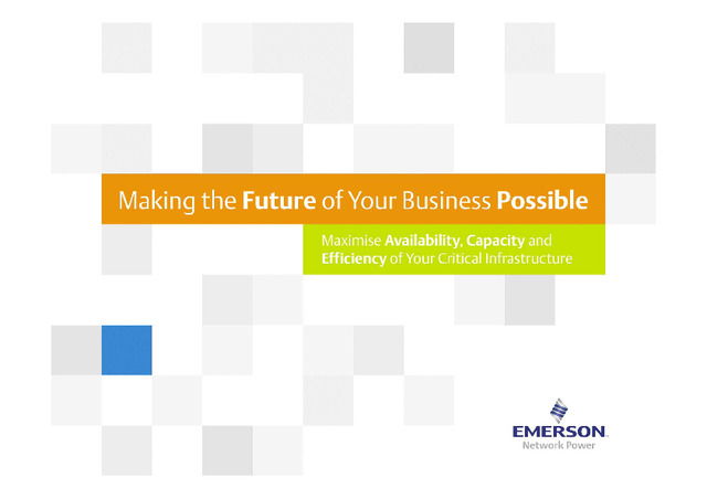 La eficiencia energética aplicada en los Data Centers. Emerson Network