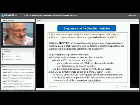 Webinar premium ITC BT 52 su aplicación en la infraestructura de recarga del coche eléctrico