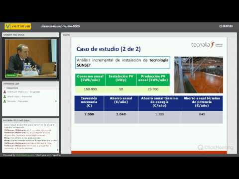 I Jornada Autoconsumo energético para profesionales 3/6/2015
