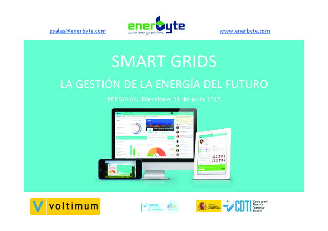Presentación de Pep Salas en webinar sobre Smart Grids