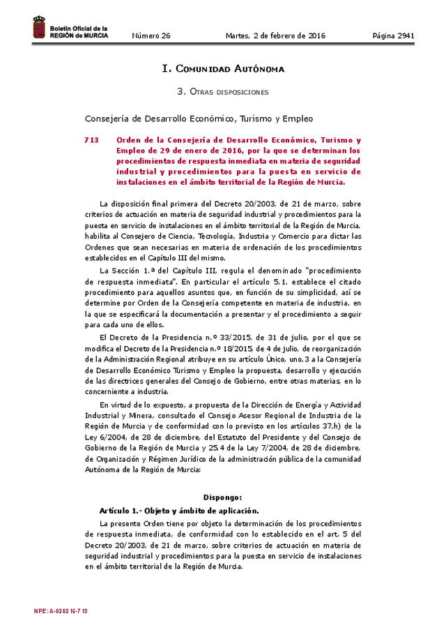 Consejería de Desarrollo Económico, Turismo y Empleo (Región de Murcia)