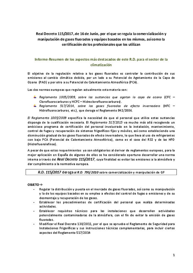 Real Decreto 115/2017