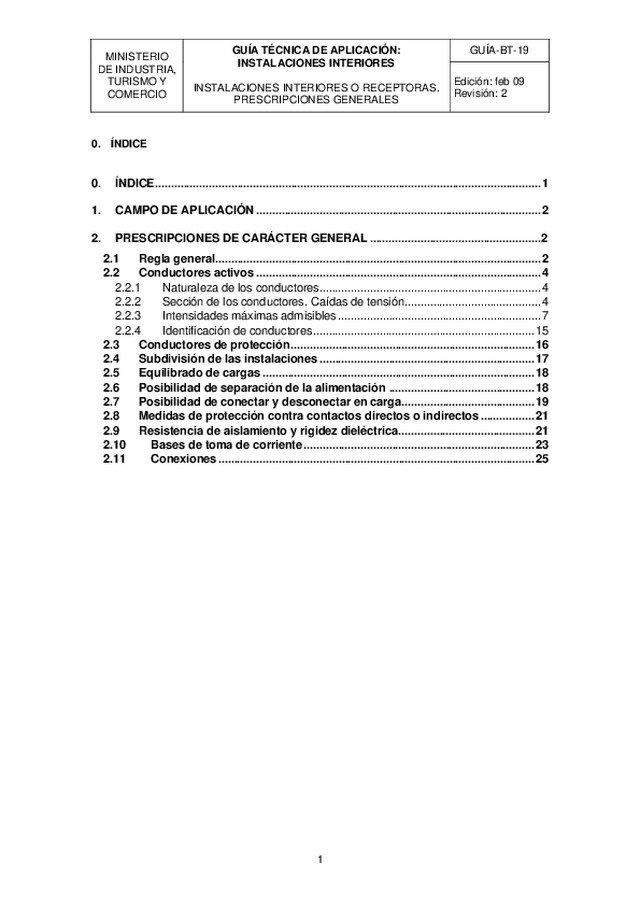 Guía técnica de aplicación: Instalaciones interiores