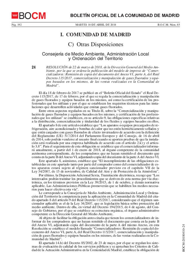 Comercializadores: modelo corregido
