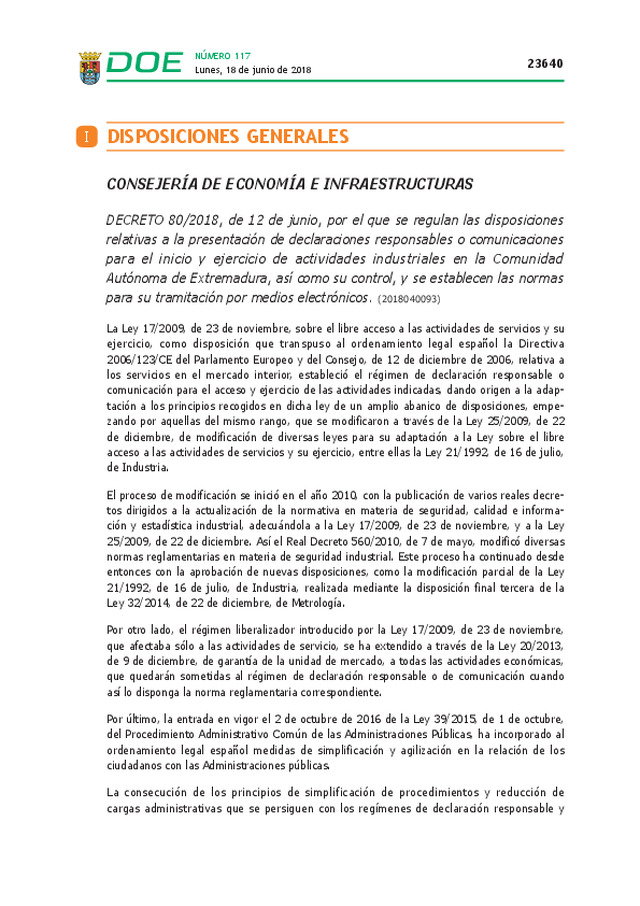 Seguridad industrial. Carnets de instaladores - junio 2018