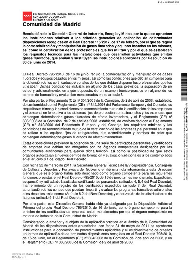 Relación de títulos de títulos de formación profesional y certificados de profesionalidad que se consideran válidos para acreditar el cumplimiento de la situación indicada en el apartado 4.b) de la ITC-BT-03 del REBT para desarrollar la actividad como «in
