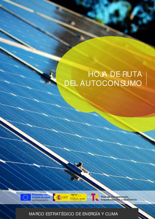 Hoja de Ruta para impulsar el Autoconsumo
