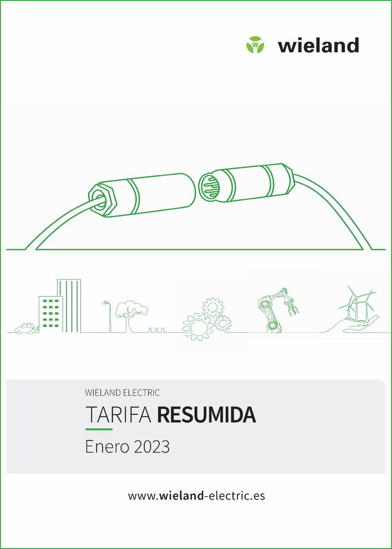 Wieland Electric presenta la nueva tarifa resumida para el año 2023