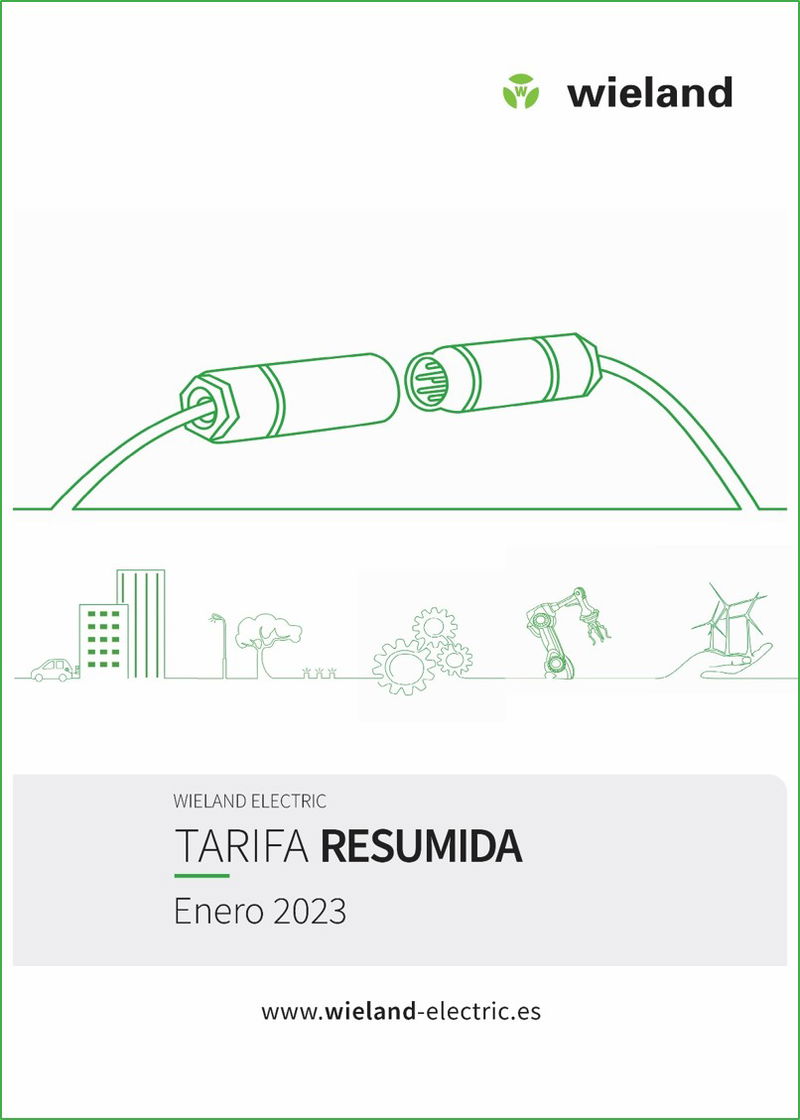 Wieland Electric presenta la nueva tarifa resumida para el año 2023