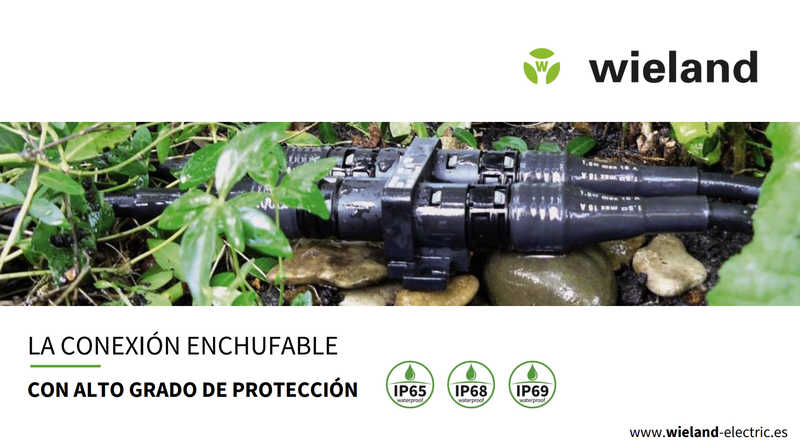 La conexión eléctrica enchufable con alto grado de protección. Ventajas y aplicaciones