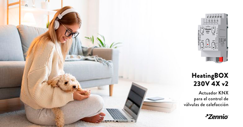 HeatingBOX 230V 4X V2 de Zennio: Un Actuador de Calefacción Inteligente para tu Hogar