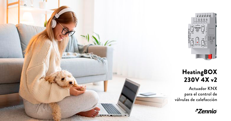 HeatingBOX 230V 4X V2 de Zennio: Un Actuador de Calefacción Inteligente para tu Hogar