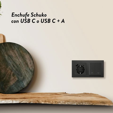 Nuevos enchufes USB C y C + A de Zennio: diseño y funcionalidad en un solo producto