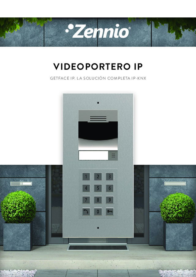 Zennio - GetFace IP & Z70 (Videoportero)