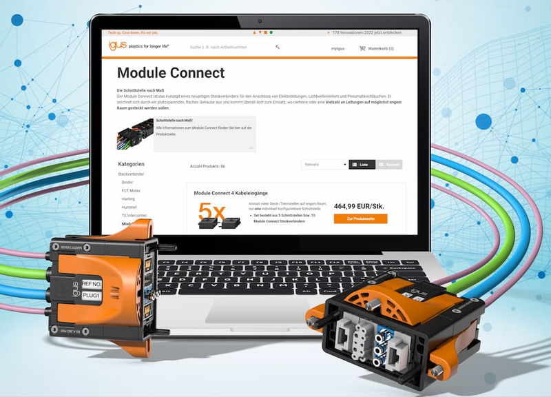 Fácil acceso a una interfaz de conexión personalizada con la nueva tienda online para Module Connect