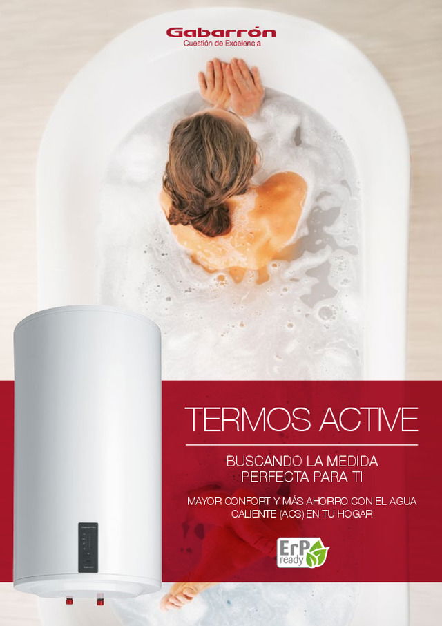 TERMOS ACTIVE: mayor confort y más ahorro con el agua caliente (ACS) en tu hogar