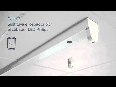 Cambia tu florescente por tubos LED de Philips
