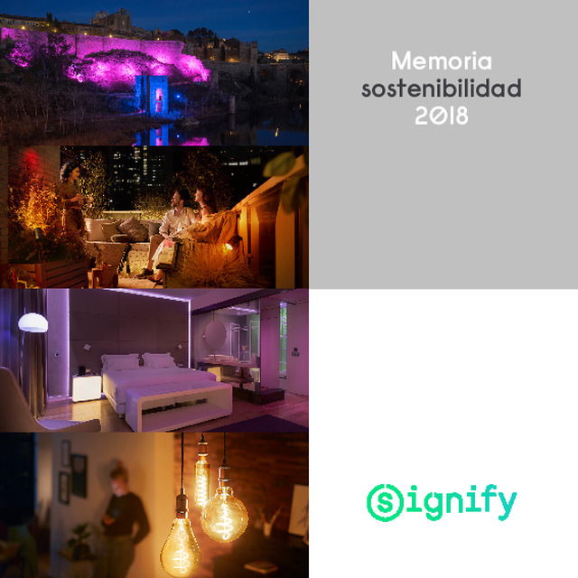 Signify publica su Memoria de Sostenibilidad 2018