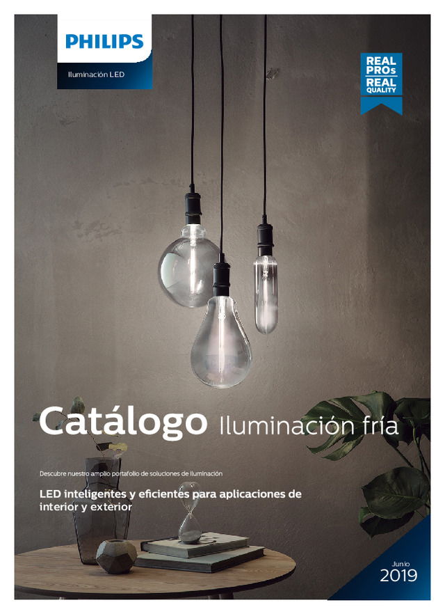 Catálogo de lámparas LED de luz fría
