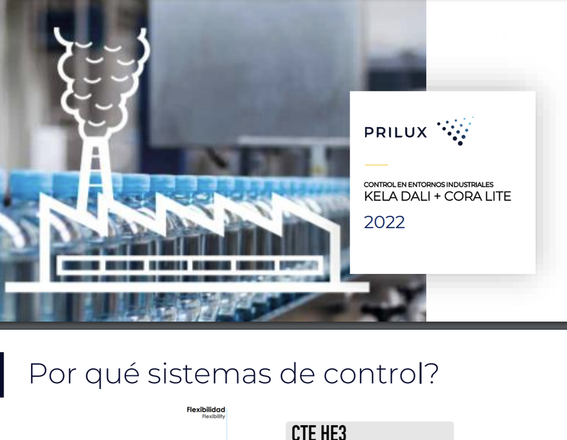 Cómo gestionar una instalación de iluminación inteligente en fábricas y almacenes con Cora Industry LITE