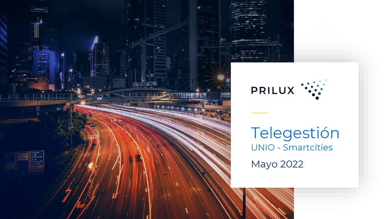 Soluciones de telegestión y plataforma UNIO de Prilux