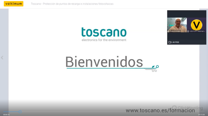 Toscano - Protección de puntos de recarga e instalaciones fotovoltaicas