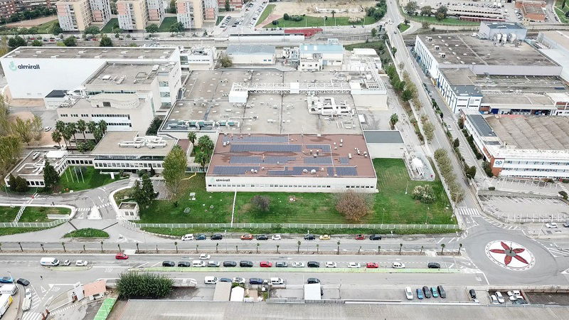 La planta fotovoltaica de autoconsumo más grande de Cataluña: generación de 1.231 MWh al año y 801 kWp