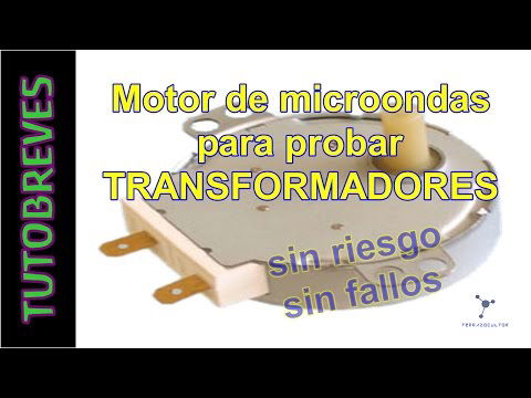 Motor microondas para medir transformadores