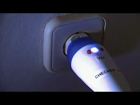 Ejemplo de uso de checker 3.0 en enchufe sin toma de tierra (comprobador casero con LEDS)