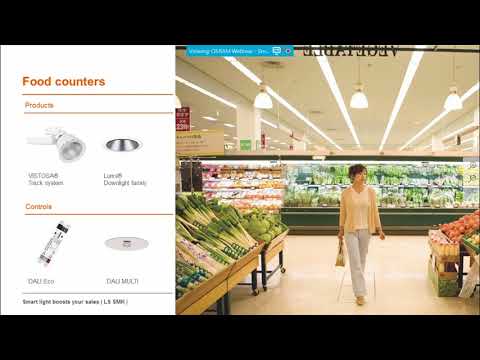 Webinar de OSRAM: "iluminación inteligente en supermercados" (inglés)