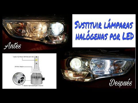 Sustituir faros halógenos por LED en tu coche
