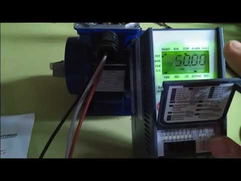 Variador de frecuencia HYUNDAI N800S. Puesta en marcha sencilla desde pulsadores externos.