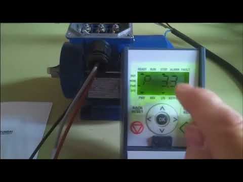 Variador de frecuencia HYUNDAI N800S. Variación de velocidad con entrada analógica