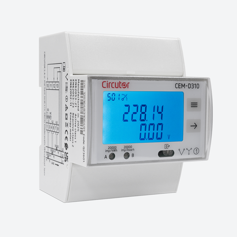Circutor presenta los contadores de energía CEM