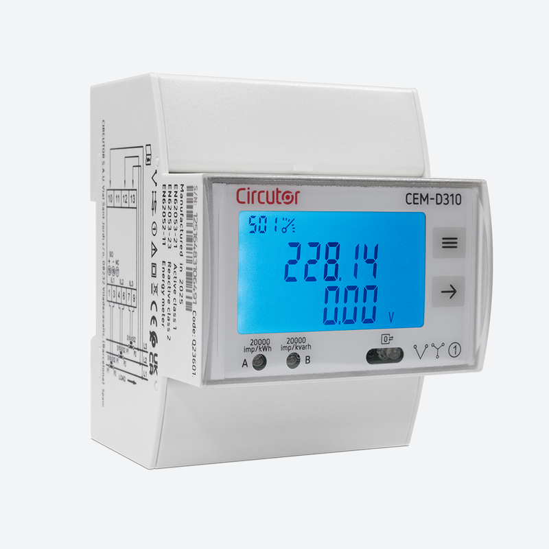 Circutor presenta los contadores de energía CEM