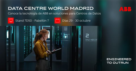 ABB estará presente en DATA CENTRE WORLD MADRID