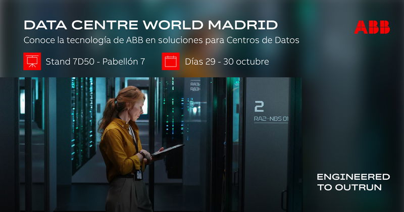 ABB estará presente en DATA CENTRE WORLD MADRID