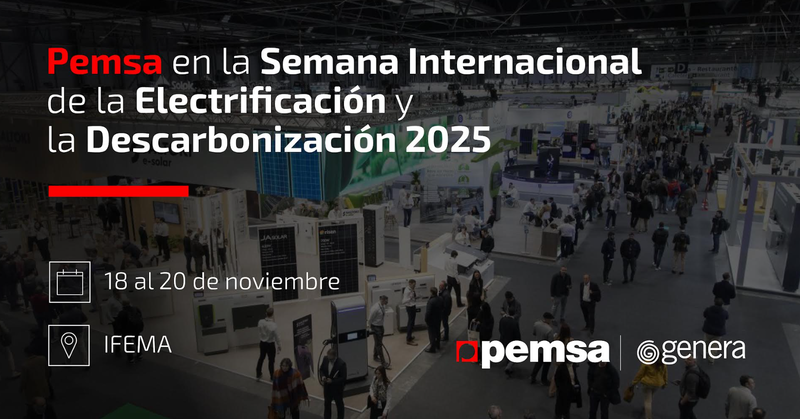 Pemsa apuesta por la electrificación y descarbonización estando presente en GENERA 2025