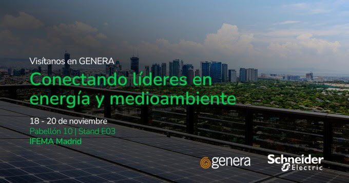 Schneider Electric llevará a GENERA 2025 sus soluciones de gestión de energía y digitalización para hogares, edificios y movilidad eléctrica
