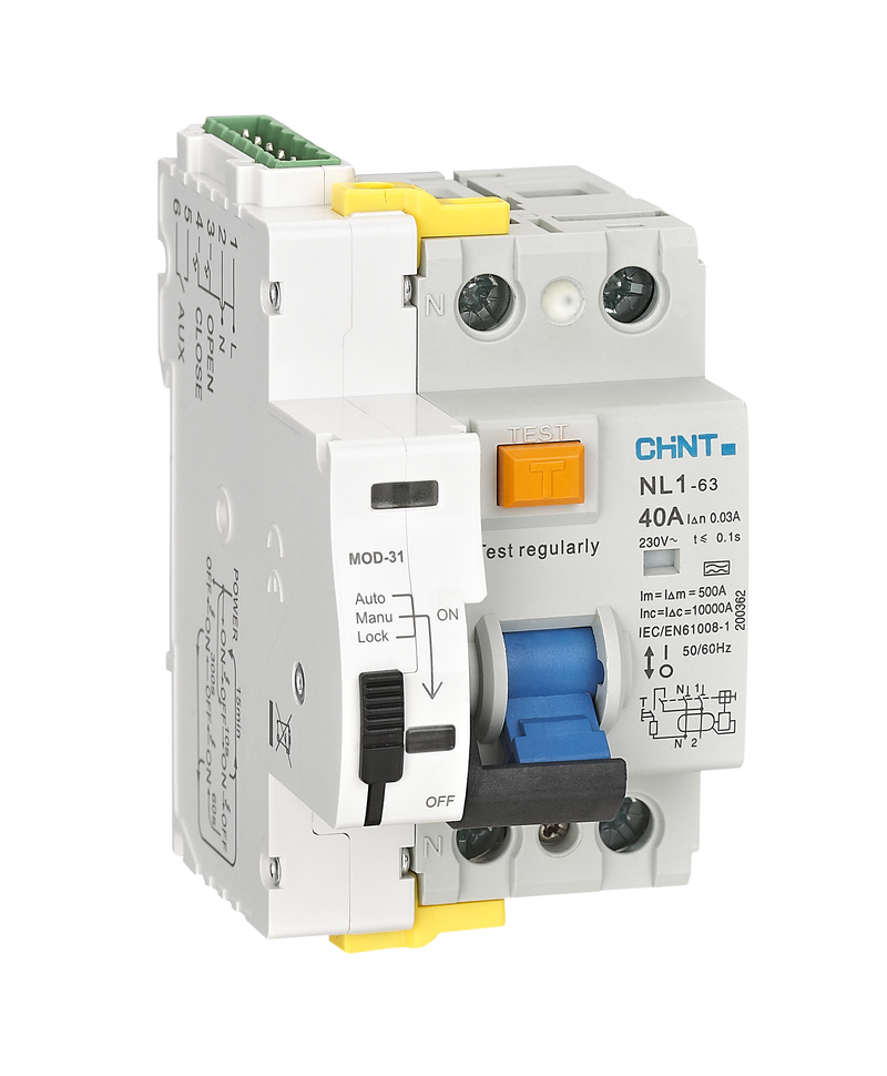CHINT presenta el nuevo NL1-MOD,  el diferencial autorearmable para entornos con alta densidad de electrónica