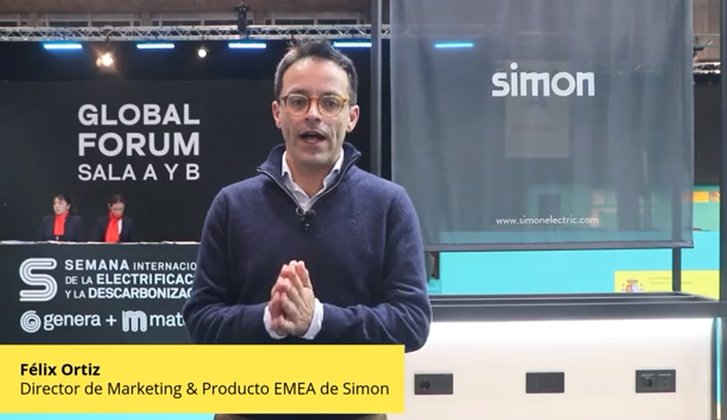 “Damos a conocer el programa Club By Simon, nuestra propuesta de valor al instalador pensado y diseñado para los instaladores” Félix Ortiz, Director de Marketing y Producto EMEA de Simon